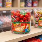 Cool Erdbeer Brause Lolly 100 Stück