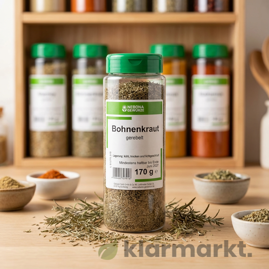 product-26 Nebona Bohnenkraut gerebelt 170g – Bild 1