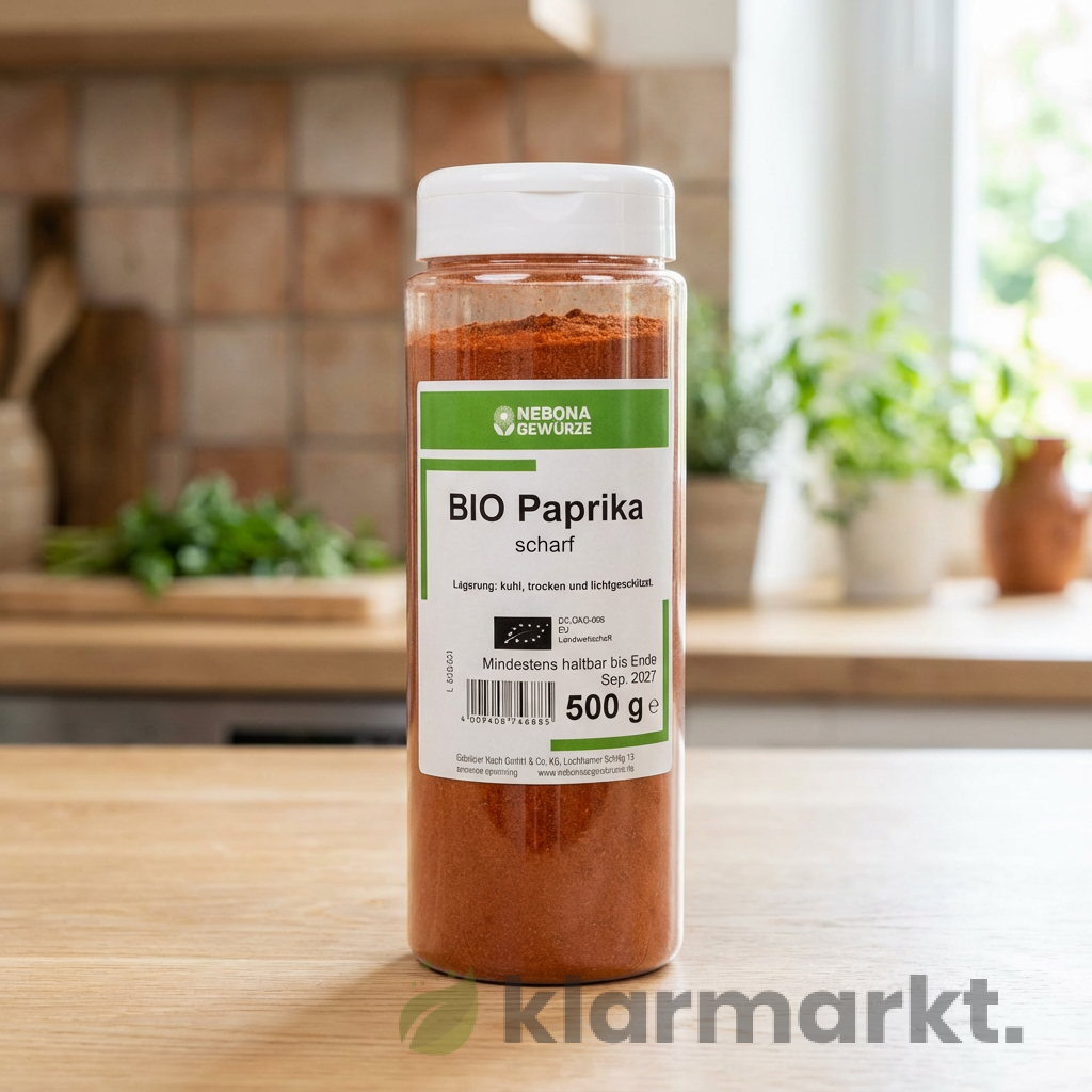 product-42 Nebona Bio Paprika scharf 500g – Bild 1