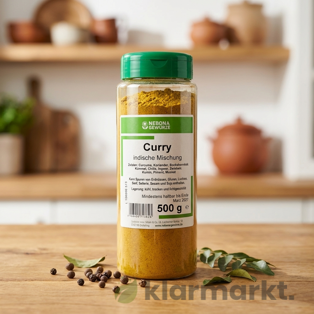 product-30 Nebona Curry indische Mischung 500g – Bild 1