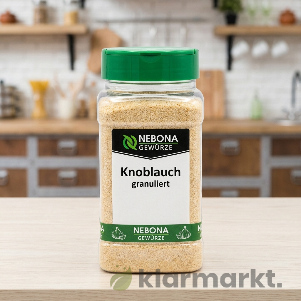 product-34 Nebona Gewürze Knoblauch granuliert 600g – Bild 1
