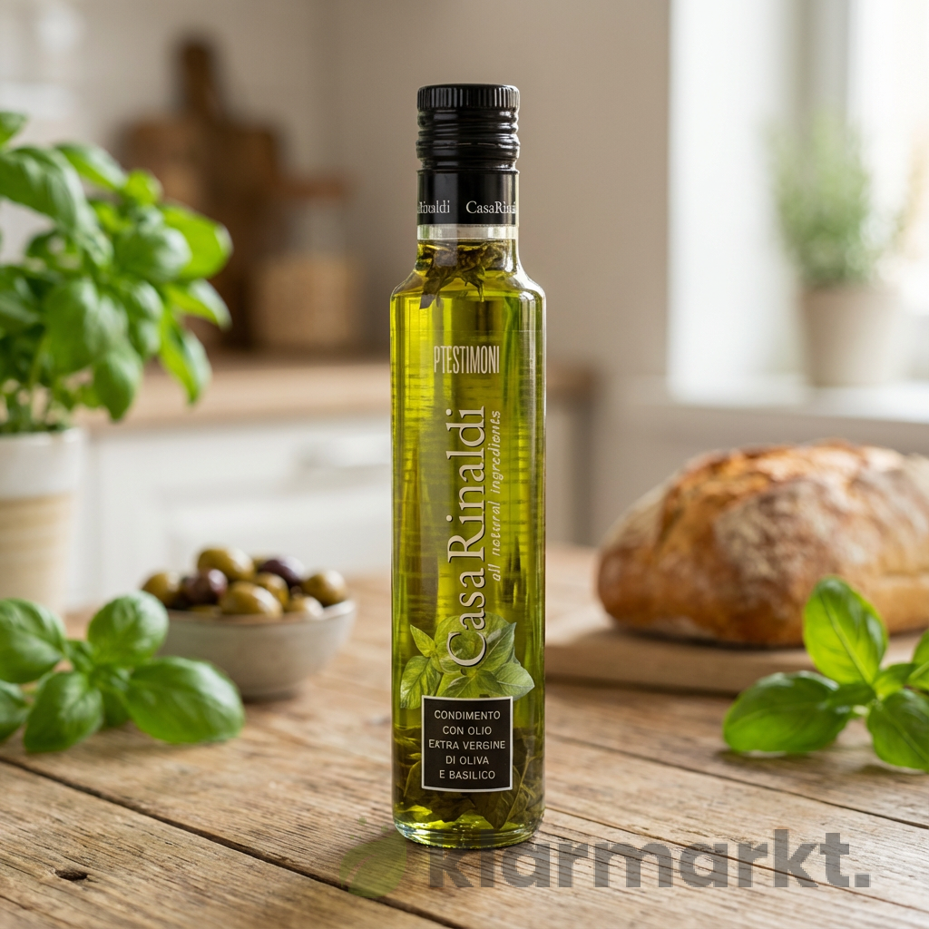 product-65 Casa Rinaldi Olivenöl & Basilikum 250ml – Bild 1