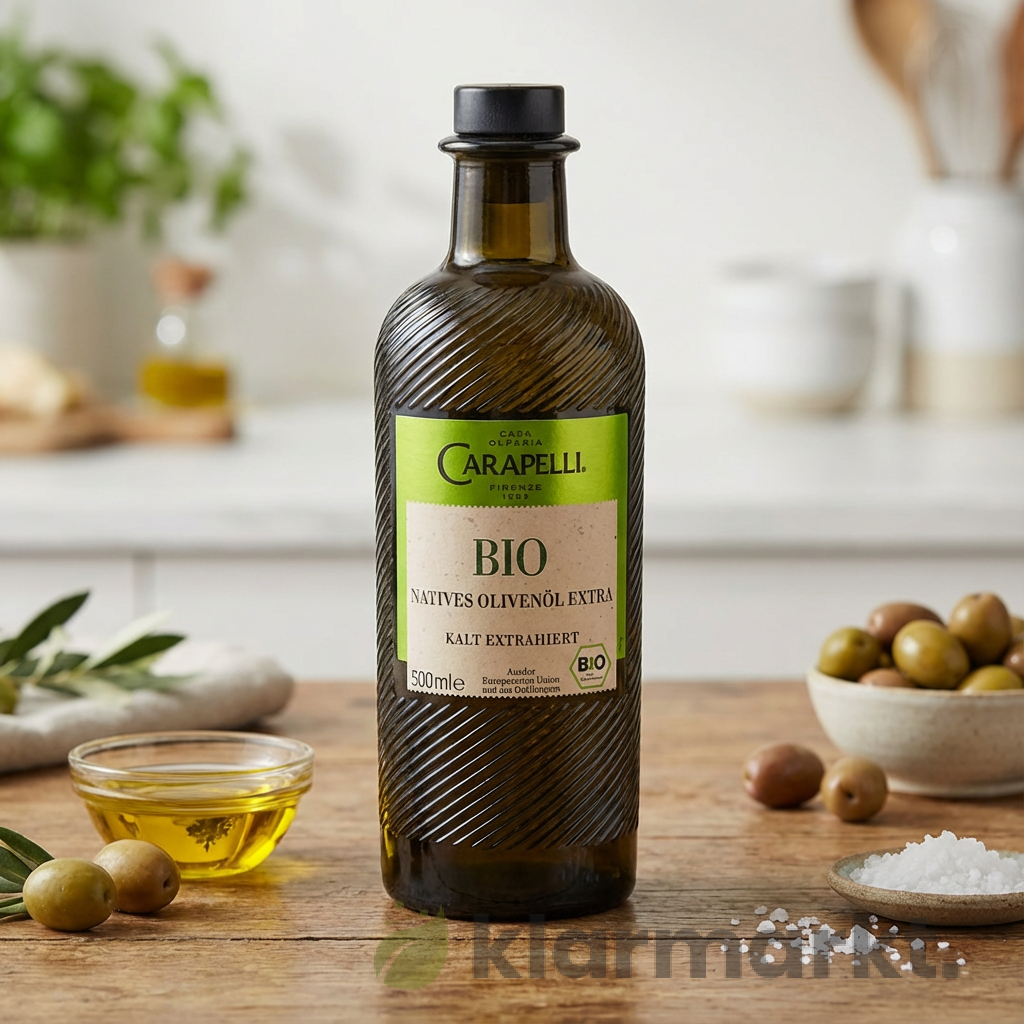 product-79 Carapelli Bio Natives Olivenöl Extra 500ml – Bild 1